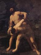 Guido Reni Hercule luttant avec Achelous oil on canvas